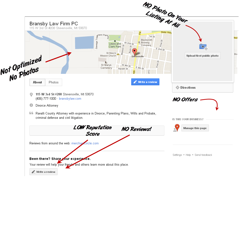 Spragues Lead Kahuna Tool Example For Postcards - my example